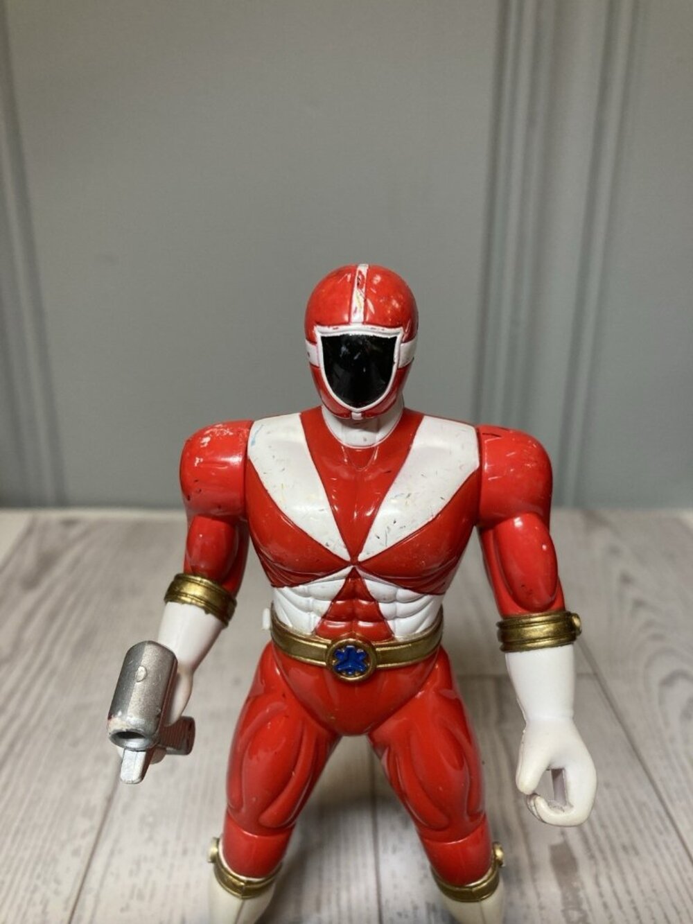 Power Rangers Light Speed Rescue Red Ranger Action figure Toy With 1999 Bandai - Picture 2 of 9